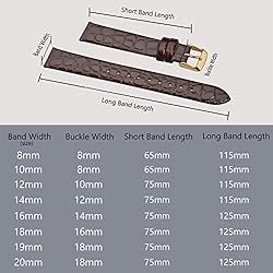 BISONSTRAP Leather Watch Straps, Soft Replacement