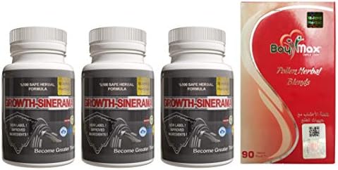 3 Months Supply of Growth Sinerama Wmx Tablet + 1 Bottle of Free Maxboy Pills