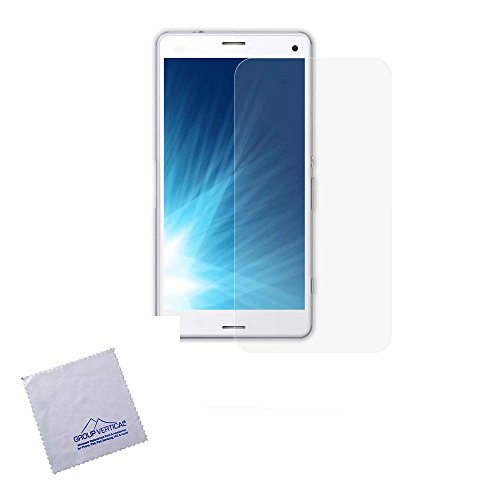 Lot of 5 Ultrathin Tempered Front Glass Screen Protector for Sony Xperia Z3 Compact by Group Vertical