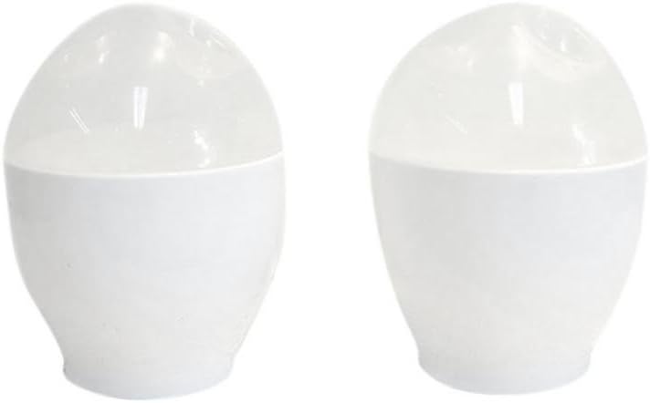 YJYDADA 2Pcs Microwave Oven Steam Egg Cup Egg Mould Practical Cookware Kitchen Tool