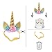 Unicorn Horn Headband and Unicorn Cake Topper in 1 - Wear as a Head Band or Use as a Unicorn Decoration for a Cake by MekaDe