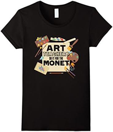 Womens Art Teacher T Shirt - Love Art Teacher Shirts Large Black