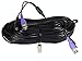 VideoSecu 100ft HD Pre-Made All-in-One Video Security Camera Cable Power Extension Wire Cord with BNC RCA Connectors for 720P 960P 960H CCTV Surveillance DVR System A1E