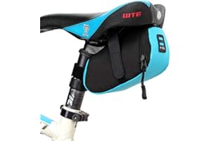 CoreLife Bike Saddle Bag Bicycle Under Seat Pouch Cycling Wedge Pack Ultralight Accessories Storage Strap-on - Blue
