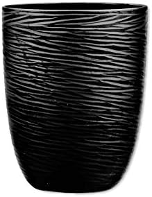 Qualia Artisan Double Old Fashioned Glasses in Black (Set of 4)