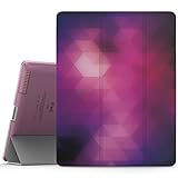 Case for iPad 2 / 3 / 4 - MoKo Ultra Lightweight Slim Smart-shell Stand Cover with Translucent Frosted Back Protector for iPad 2/The NEW iPad 3 (3rd Gen)/iPad 4, Fantasy Diamond (with Auto Wake/Sleep)