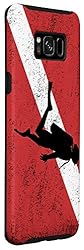 Galaxy S8+ Scuba Diving Flag for Divers Case