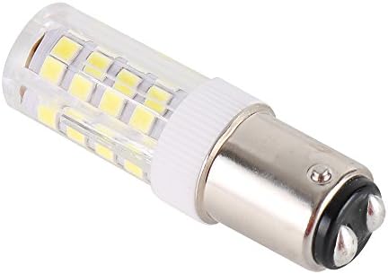 BA15D LED Bulb, BA15D Double Bayonet 120V 4W 5000K, T3 T4 S6 S8 Sewing Machine LED Light Bulb, Replacement 25W 40W halogen lamp