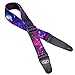 Bestgle Adjustable Guitar Strap Starry Sky Pattern Shoulder Strap for Electric Acoustic Guitar Bass