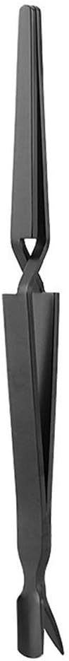 Ganquer C Curve Cuticle Remover Shaping Tweezers Tool Pinching Professional Nail Pincher(Black)