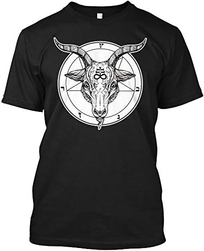 Pentagram Tshirt - Baphomet Satanist Goat Tee - Stay Weird