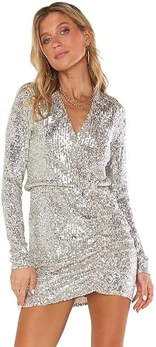 Amazon.com: Show Me Your Mumu Women's Maddison Ruffle Dress, Black Metallic  Sequins, XS : Clothing, Shoes & Jewelry