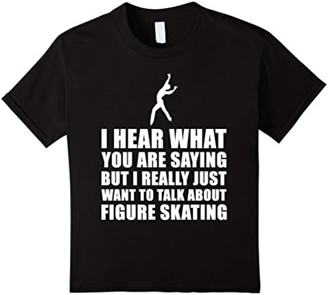 Kids Figure Skating Dress Alternative - Funny Gift 6 Black