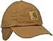 Carhartt Men's Workflex Ear Flap Cap,Carhartt Brown,Medium/Large