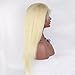 EAYON HAIR 613 Blonde Lace Front Wigs Human Hair for Women Natural Straight Glueless Brazilian Virign Hair Wigs with Baby Hair 14 inch