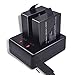 Action Camera Battery for AKASO/NEXGADGET/Campark/WiMiUS/B-sea/AEDILYS/SOOCOO/Lightdow/Chinaface/Alolli/HEIHEI/Sannysis/Pictek/APEMAN/Vtin/EKEN/Binwo/REMALI/Legazone/Cymas/GT ROAD/Vikeepro/TOPGEEK