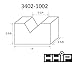 HHIP 4 X 2-1/4 X 2-5/8 INCH CAST Iron V Block Set (3402-1002)