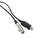 HDE 10 feet/3m XLR Female to USB 2.0 Cable - Black