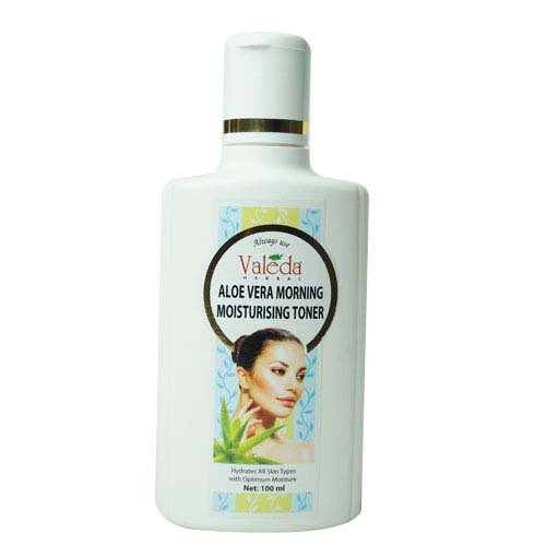 Valeda Herbal Aloe Vera Morning Moisturising Toner With Witch Hazel And Basil Unique Watery