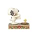 Enesco Peanuts by Jim Shore Snoopy with Woodstock