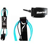 Dorsal Premium Surfboard 6, 7, 8, 9, 10 FT Surf Leash - Blue