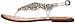 Naughty Monkey Women's Pearl Gem Dress Sandal