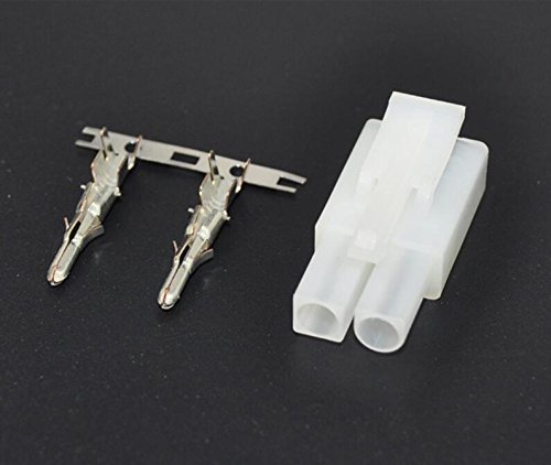 Youme 5pairs Big Tamiya 2 Pin L6.2-2P Connector Plug Male female airsoft gun battery
