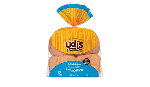 Udis Gluten Free Classic Hamburger Buns 104 Oz Pack Of 8 Amazonca Grocery Gourmet Food