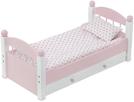 girl trundle bed white