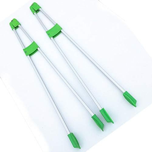 HermnJakk 2 Leaves Aluminum Alloy Picking Garbage Picker, Hygienic Clip