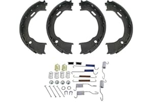 MAC 100% New Parking Emergency Brake Shoes & Shoe Spring Set for Jeep Wrangler 03-06