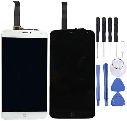 GzPuluz LCD Display LCD Screen and Digitizer Full Assembly for Meizu MX4(Black) (Color : Black)
