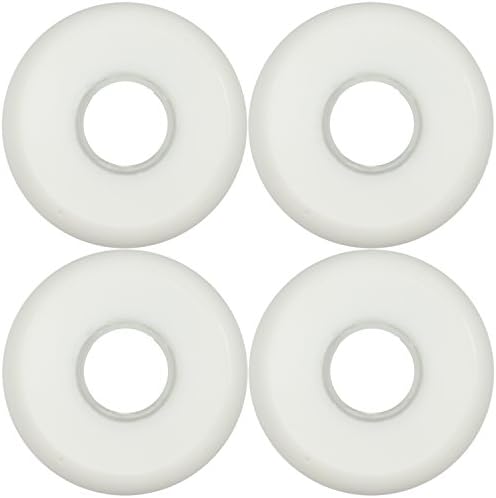 Aggressive Inline Skate Wheels Blank White 57mm 86a White 4 Pack