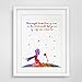The Little Prince Rose Quotes Poster Rose Wall Art Art Print Watercolor Nursery Gift for Home No Frame Z064