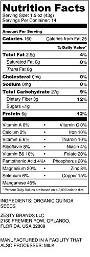 Awsum Snacks Organic Quinoa Star Puffs Cereal Two Weeks Pack (1.5oz 14pack) Gluten Free Puffed Quinoa Seeds Grain Healthy Vegan Diabetic Pop High Protein And Fiber Crispy Chips No Sugar Snack - Thumbnail 7