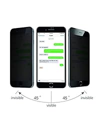 Privacy Screen Protector for iPhone 8 iPhone 7 - Full Coverage Anti Spy 9H Tempered Glass?New 2019?? 4.7-Inch (Black)