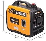 maXpeedingrods 3300W Portable Inverter Generator Petrol Silent Pure Sine Wave view 10