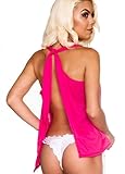 Coqueta Tank Top Open Back Sexy Halter Knotted Tunic Backless Sport Shirt