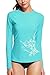 Sociala Women's UPF 50+ Long Sleeve Rash Guard Swimwear Athletic Top Rashguard