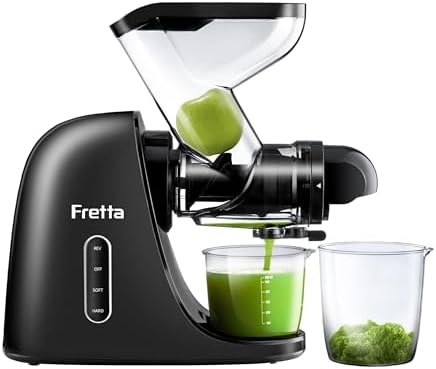 Extractor de Zumo Prensado en Frío 76 mm, libre de BPA (Negro)