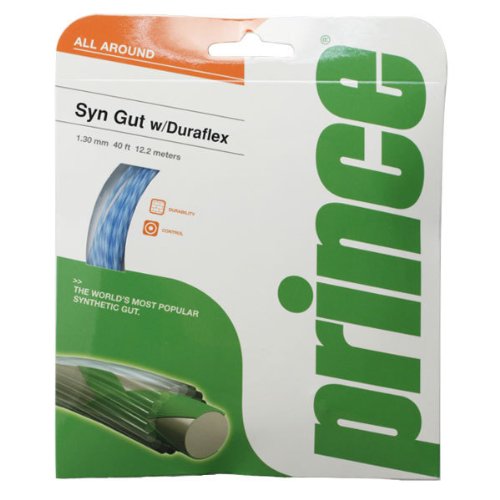 Prince Synthetic Gut with Duraflex 16g Carolina Blue Tennis String