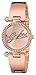 GUESS Women's U0287L3 Rose Gold-Tone Iconic Shine & Dazzle Crystal Logo Watch