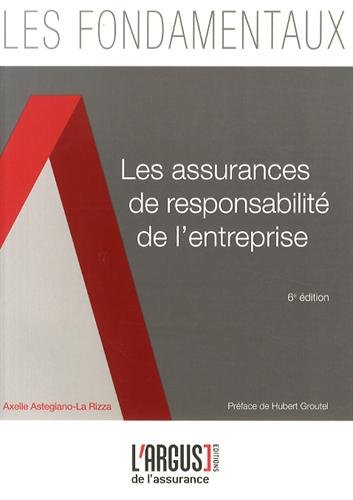 Les  assurances de responsabilité de l'entreprise