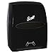 Scott Essential Hard Roll Paper Towel Dispenser (46253), Fast Change, 12.63” x 16.13” x 10.2”, Smoke (Black)