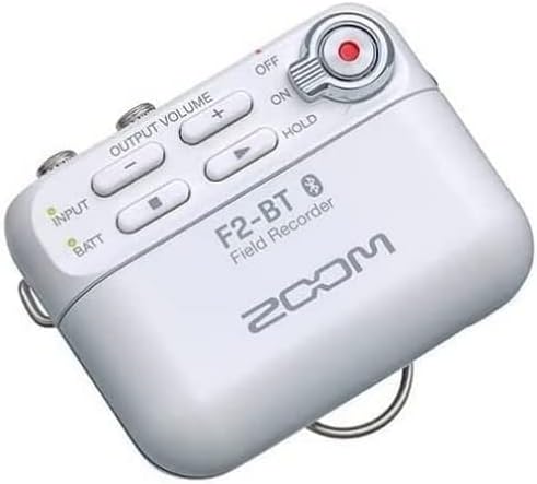 Zoom F2-BT Field Recorder with Lavalier Mic 32-Bit Float EU Version White