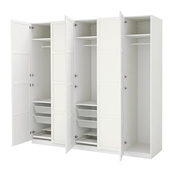 Ikeaa Ikea Wardrobe White Hemnes White Stain 26386 82329 1410