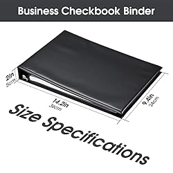 7 Ring Business Check Book Binder, 600 Checks