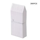 KINGLAKE 300 Pcs 4 Inch Plastic Plant Nursery Garden Labels Pot Marker Garden Stake Tags White