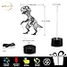 Night Lights for Kids Dinosaur 3D Night Light Lamp Wiscky 7 LED Colors Changing Touch Table Desk Lamps Decorative Lighting Pretty Cool Toys Gifts Birthday Holiday Xmas for Baby Nursery Toddler Friends