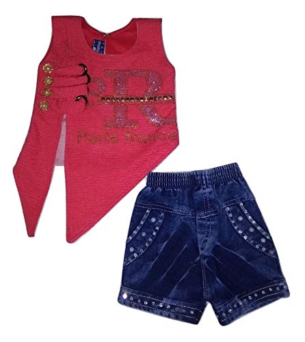 2 year baby girl jeans top